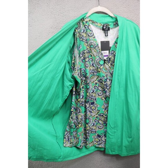 Jones New York Tank Top & Cardigan Set-XXL-New w/Tags - Picture 4 of 12